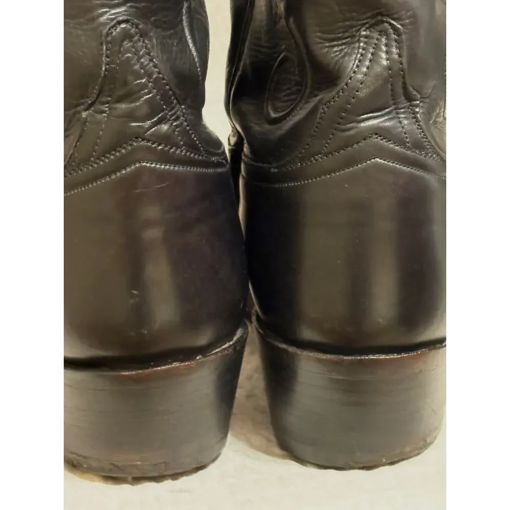 Lucchese Classics L1309 Goatskin Vine Leather Cowboy Western Boots Mens Size 8.5